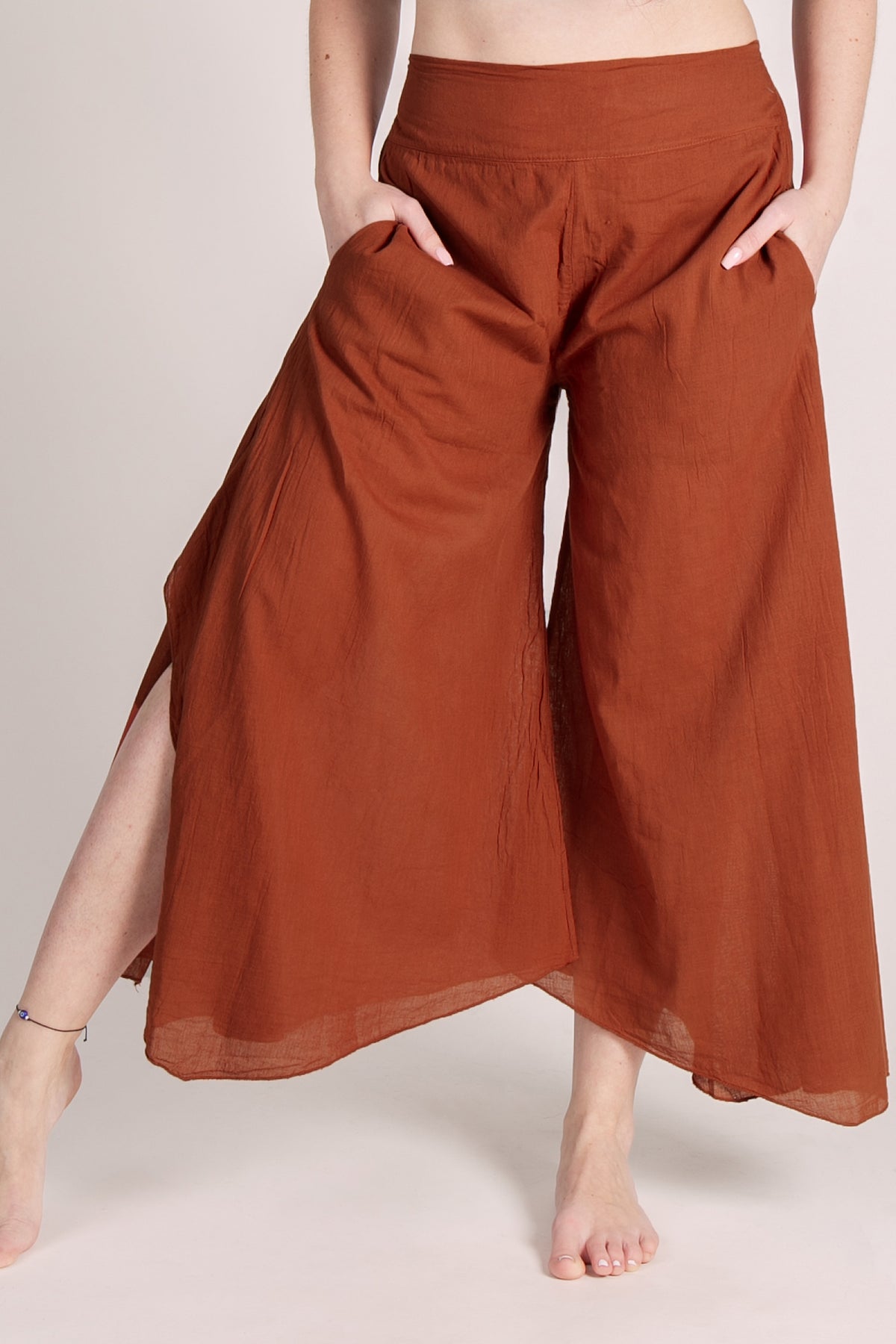 Breeze Sienna Cotton Artisan Palatsihousut - Berry Piper