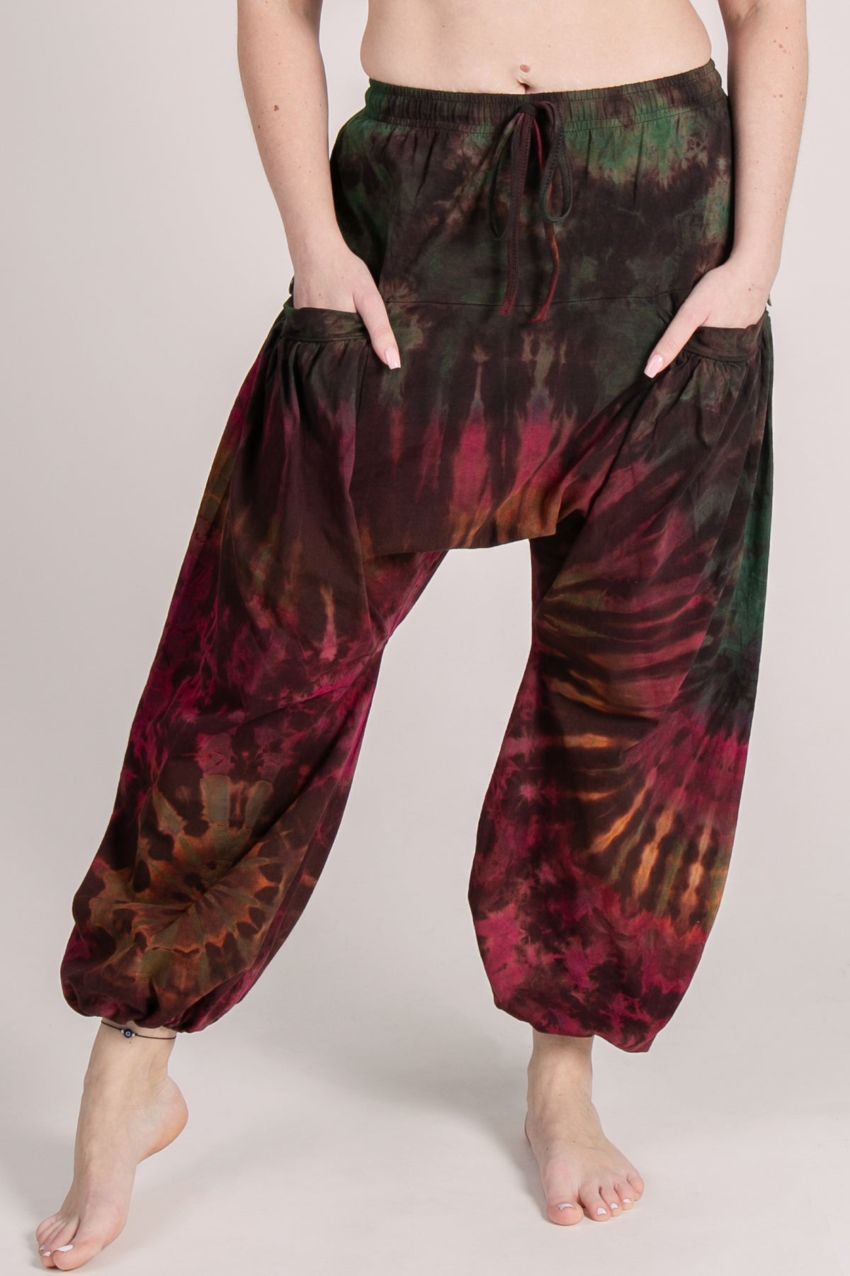 Jungle Burst Brown Artisan Haaremihousut - Berry Piper