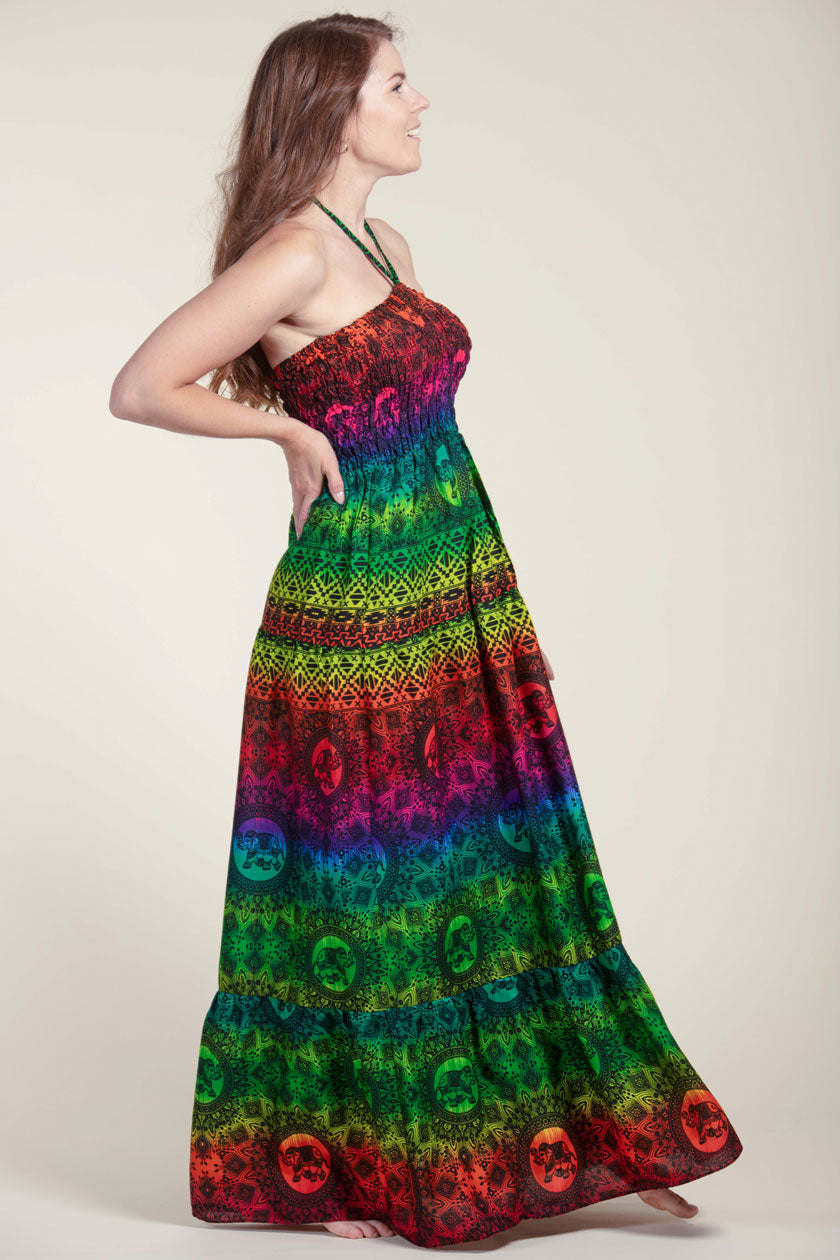 Rainbow Elephant Artisan Bandeau Maksimekko - Berry Piper