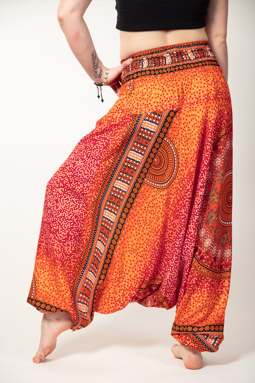 Chakra Orange Artisan Jumpsuit Haaremihousut - Berry Piper