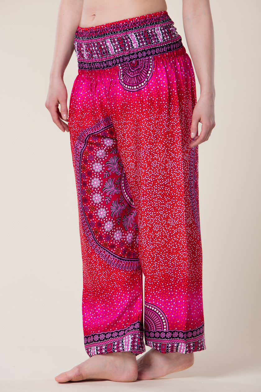 Chakra Pink Artisan Haaremihousut - Berry Piper