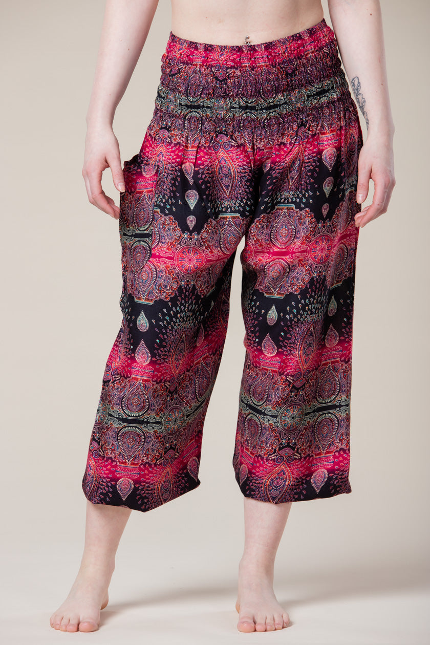 Paisley Pink Artisan Haaremihousut - Berry Piper