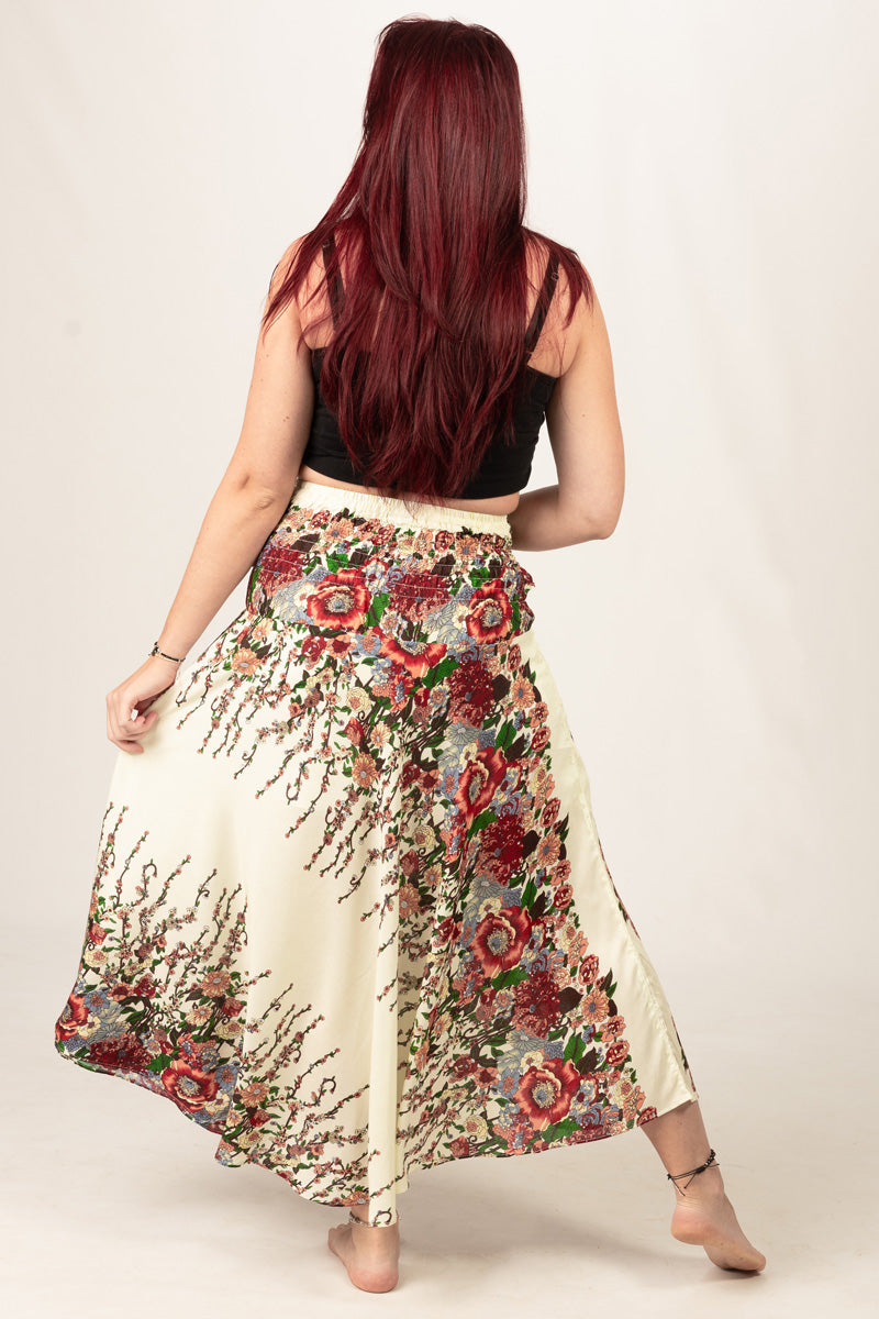 Floral Cream Meadow Curved Hame