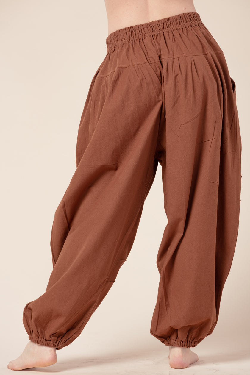 Djinn Copper Cotton Artisan Haaremihousut - Berry Piper