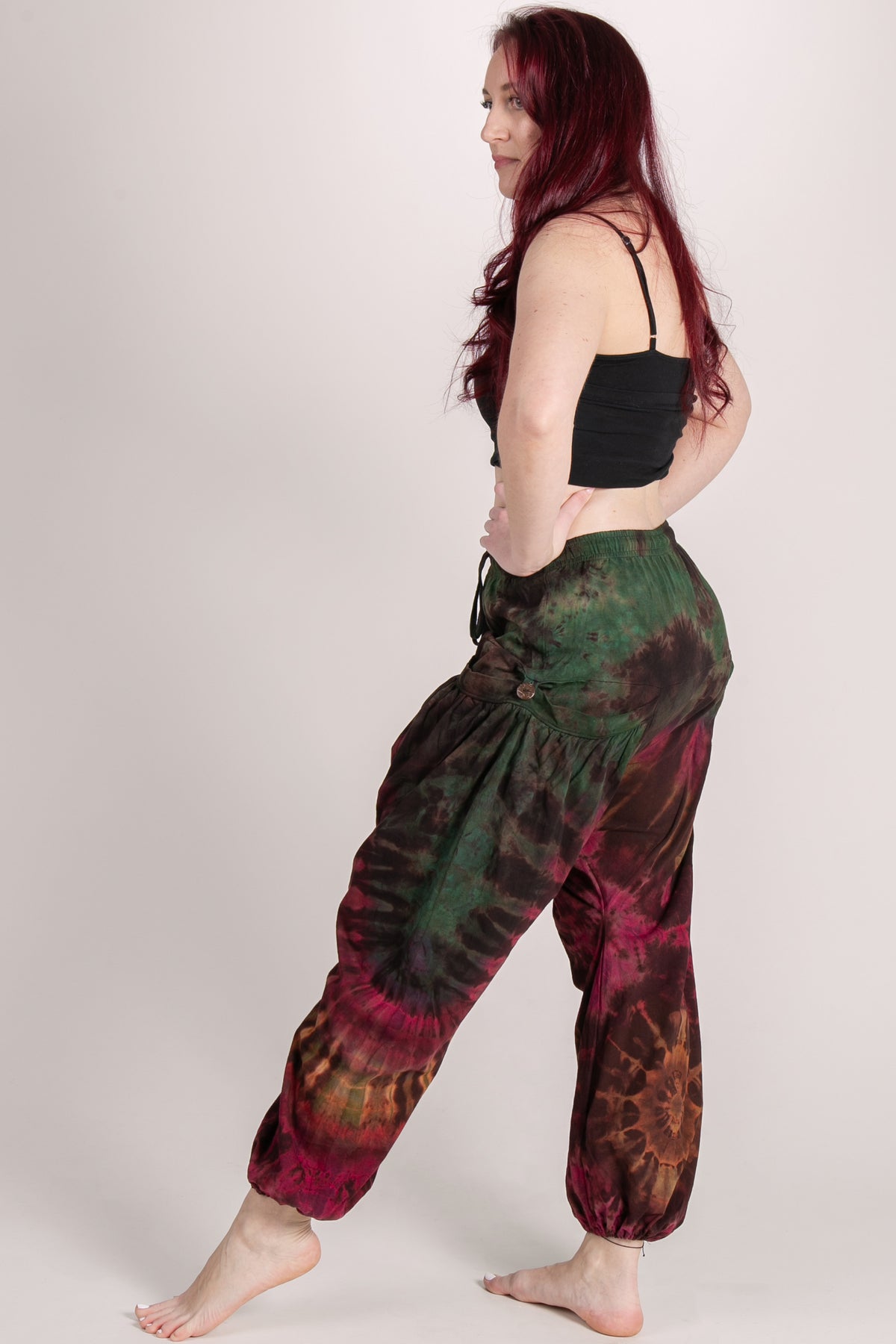 Jungle Burst Brown Artisan Haaremihousut - Berry Piper