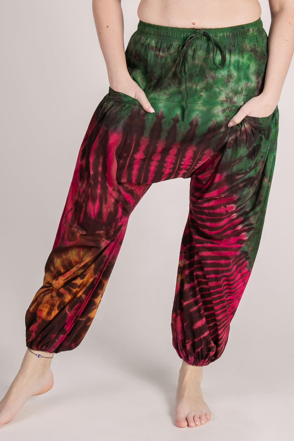 Jungle Burst Sunset Artisan Haaremihousut - Berry Piper