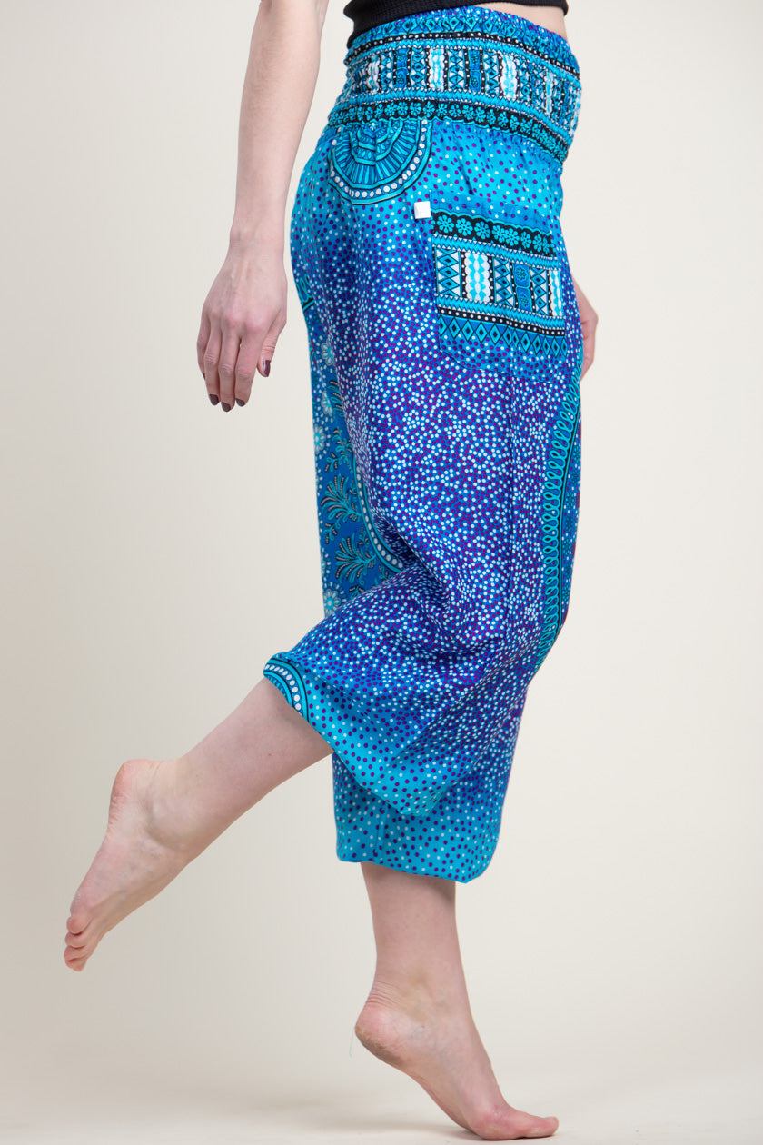 Chakra Blue Artisan Haaremihousut - Berry Piper