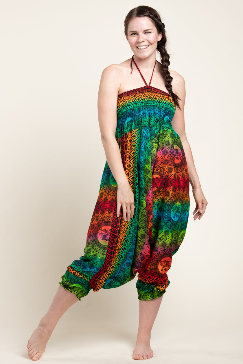 Rainbow Elephant Artisan Jumpsuit Haaremihousut - Berry Piper