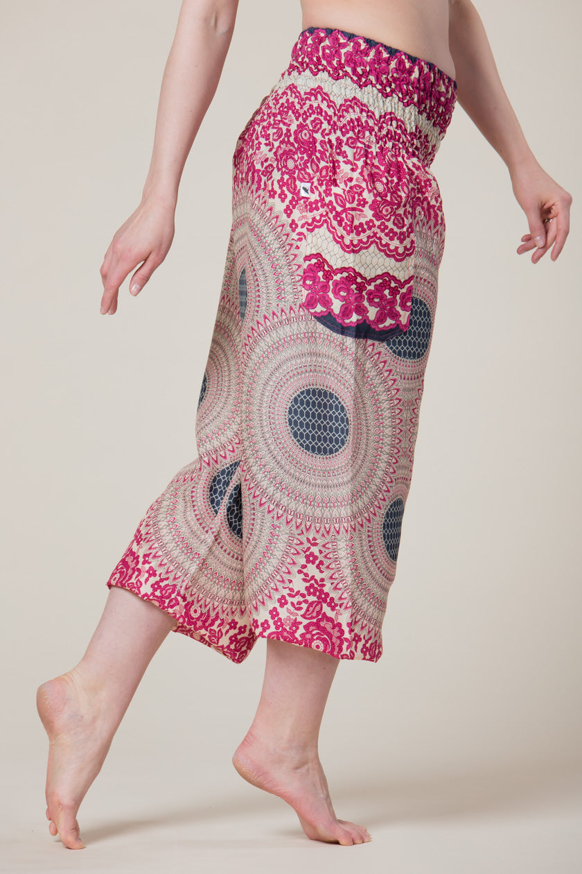 Mandala Pink Artisan Haaremihousut - Berry Piper