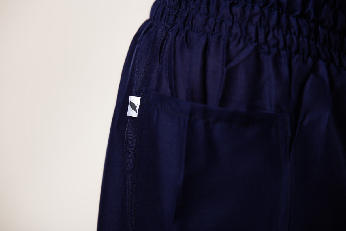 Boho Navy Artisan Haaremihousut - Berry Piper