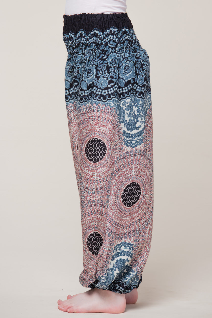 Kids Mandala Silver Artisan Haaremihousut - Berry Piper