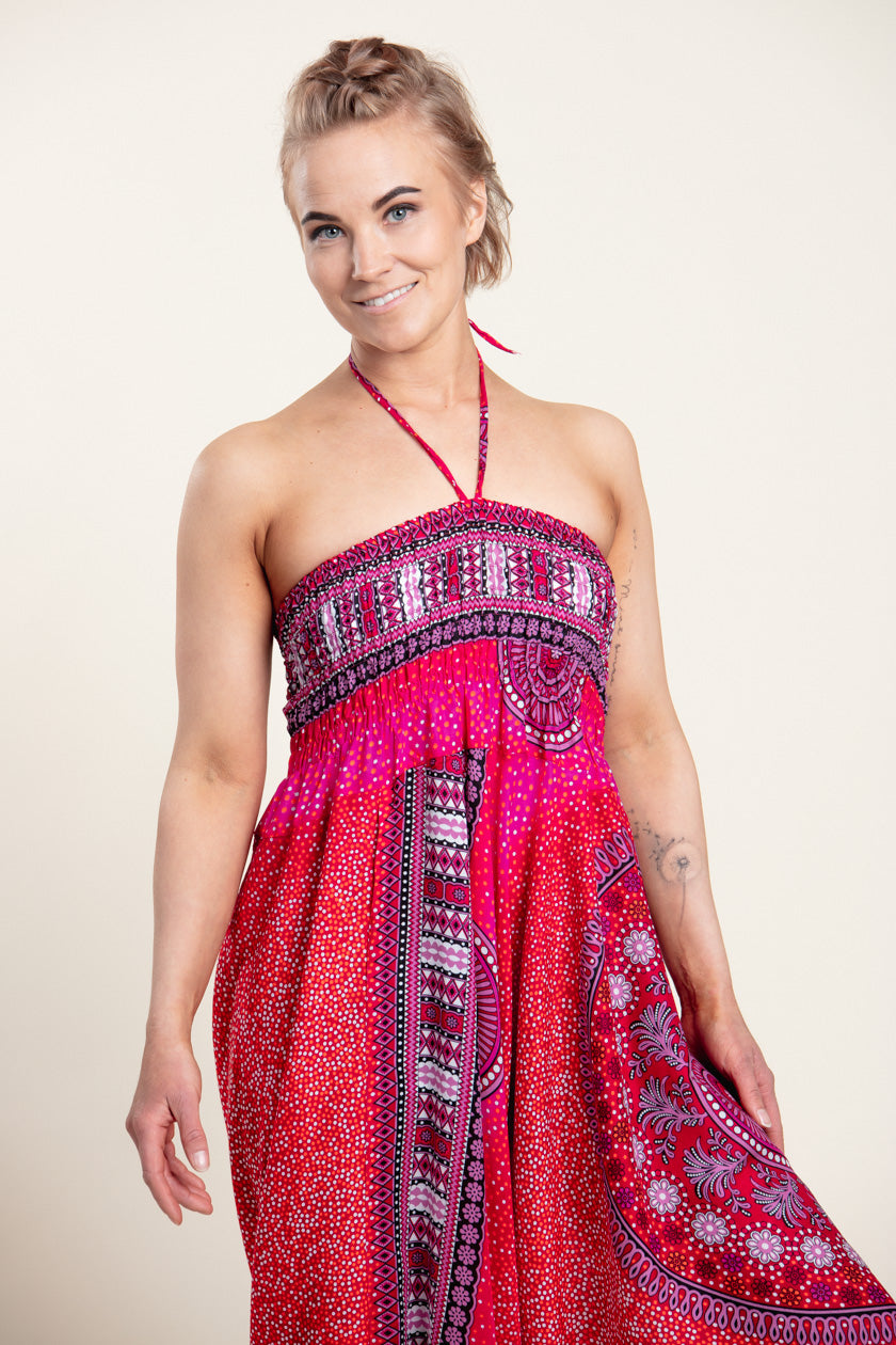 Chakra Pink Artisan Jumpsuit Haaremihousut - Berry Piper