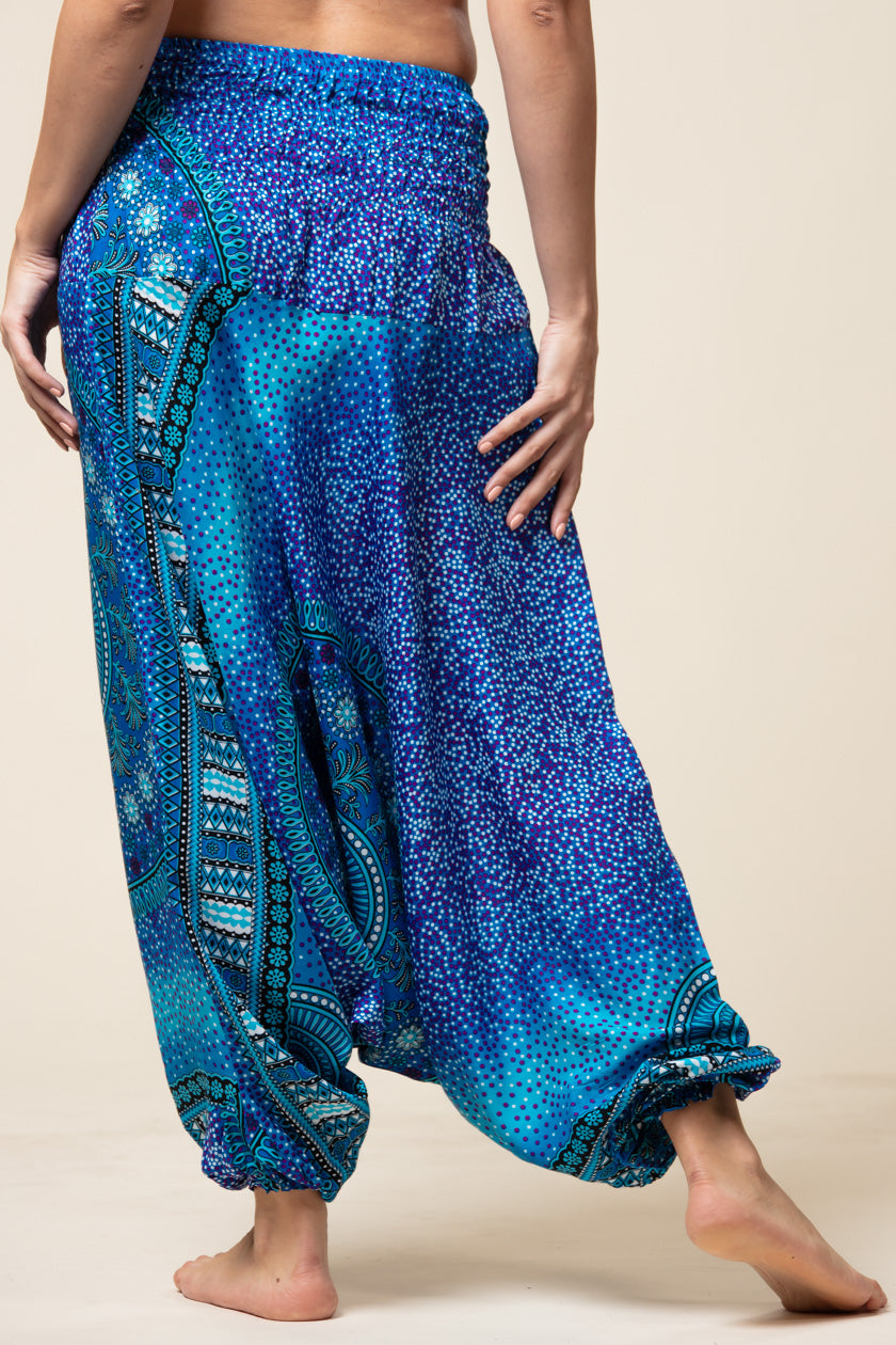 Chakra Blue Artisan Jumpsuit Haaremihousut - Berry Piper